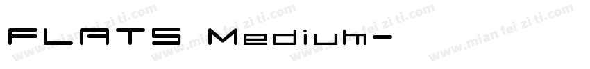 FLATS Medium字体转换